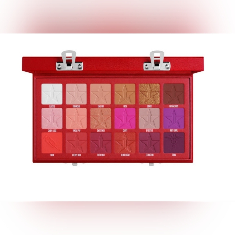 JEFFREE STAR COSMETICS Blood Sugar Eyeshadow Palette 18 shades - Box Has Tear